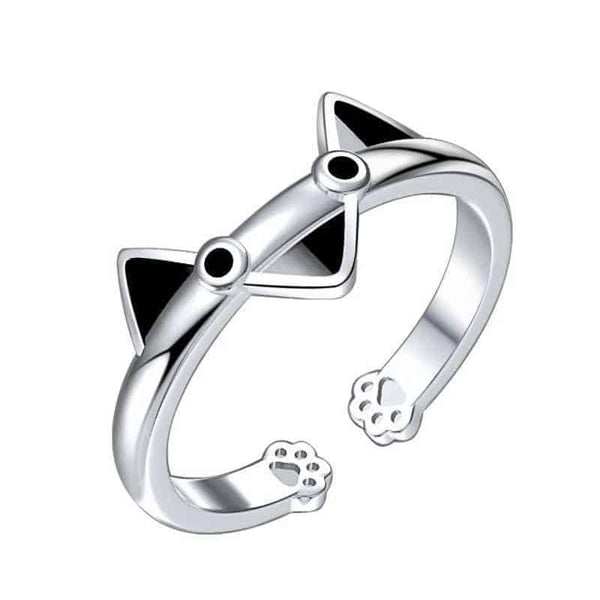 Bague Tête de Chat Bijou Fantaisie