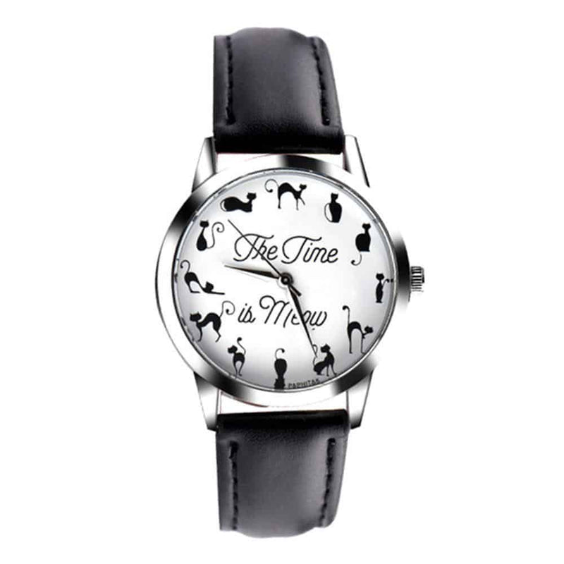 Montre Chat « The Time is Meow »