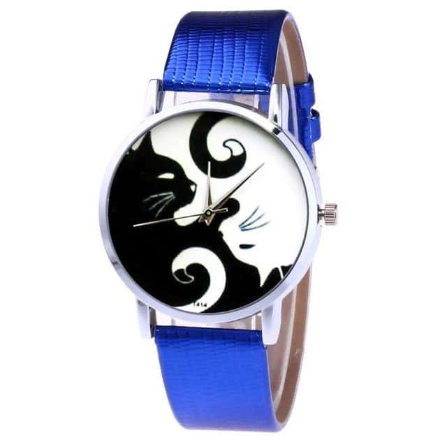 Montre Chat Yin Yang