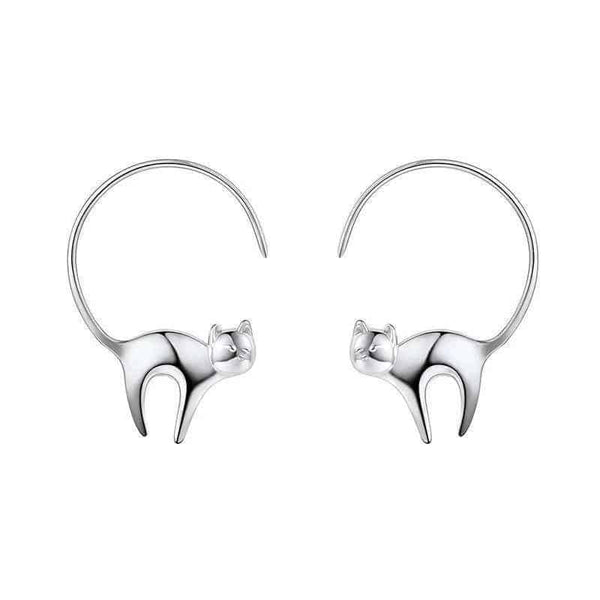 Boucles d’Oreilles Chat My Little Créoles