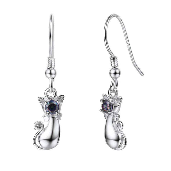 Boucles d’Oreilles Chat Petit et Adorable