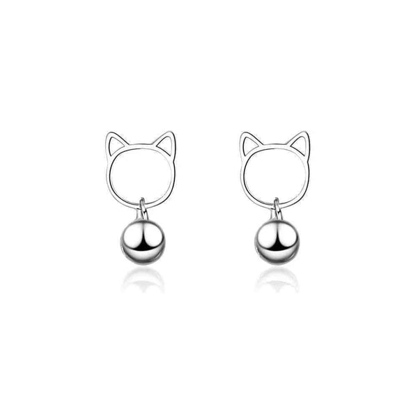 Boucles d’Oreilles Chat Tête d’Amour