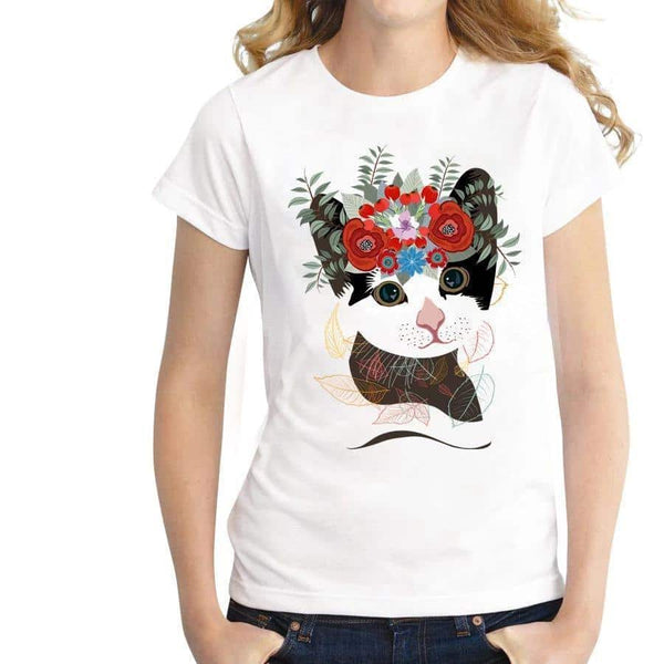 T-Shirt Chat Belle & Femme