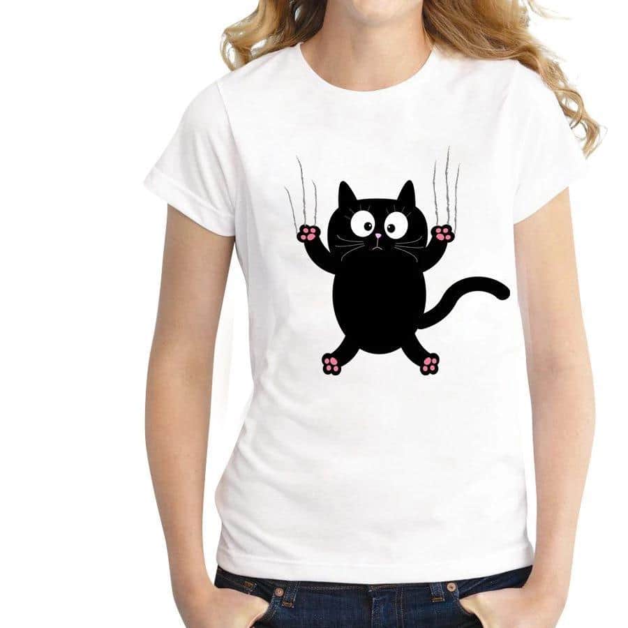 T-Shirt Chat Imprime ton Coeur