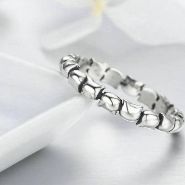 Bague Chat Adorables Petites Têtes