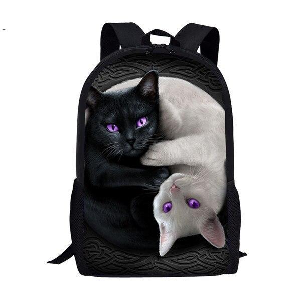 Sac à Dos Chat Yin Yang