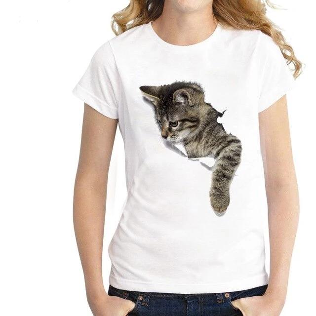 T-Shirt Chat Petit & Mignon