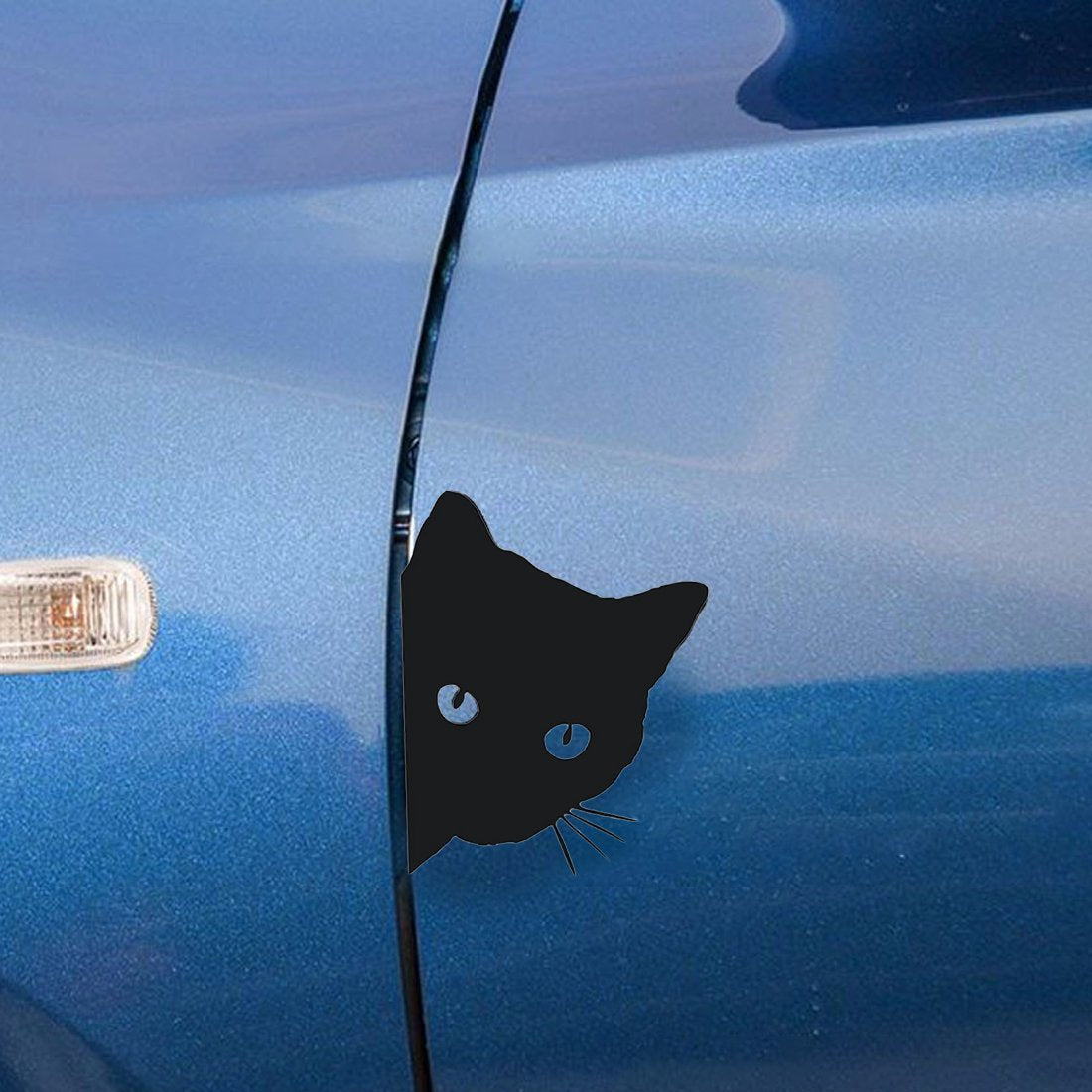 Autocollant de Voiture Visage de Chat
